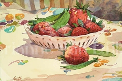 Strawberries & the Snow Peas