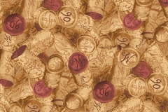 Fabric Wine Motif