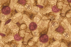 Fabric Wine Motif