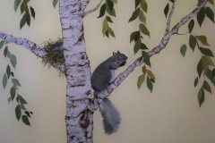 Birch Wall Detail